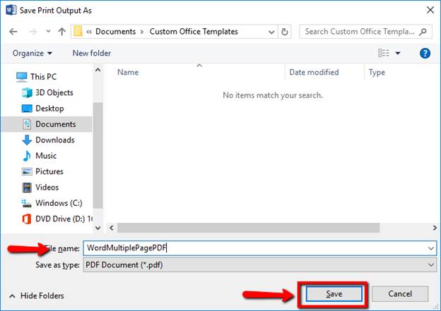 3. How save Multiple pagesinto a single page pdf in Mac OS using Apple